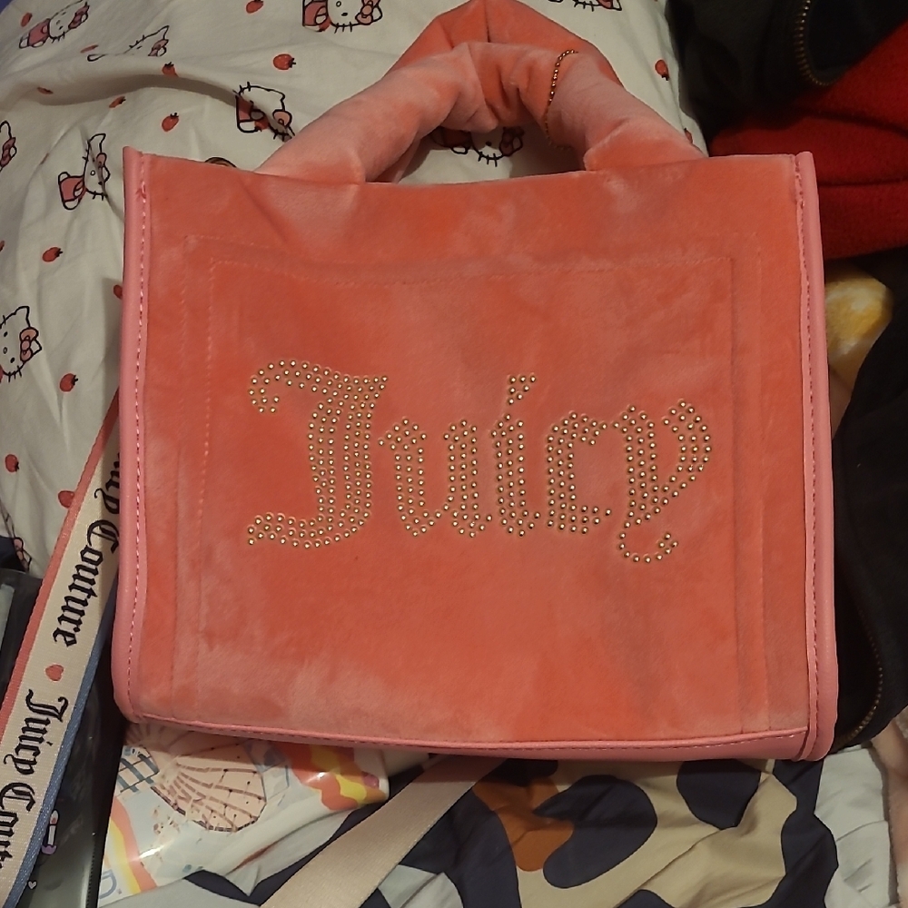 Juicy Couture Pink Velvet Women's Bag